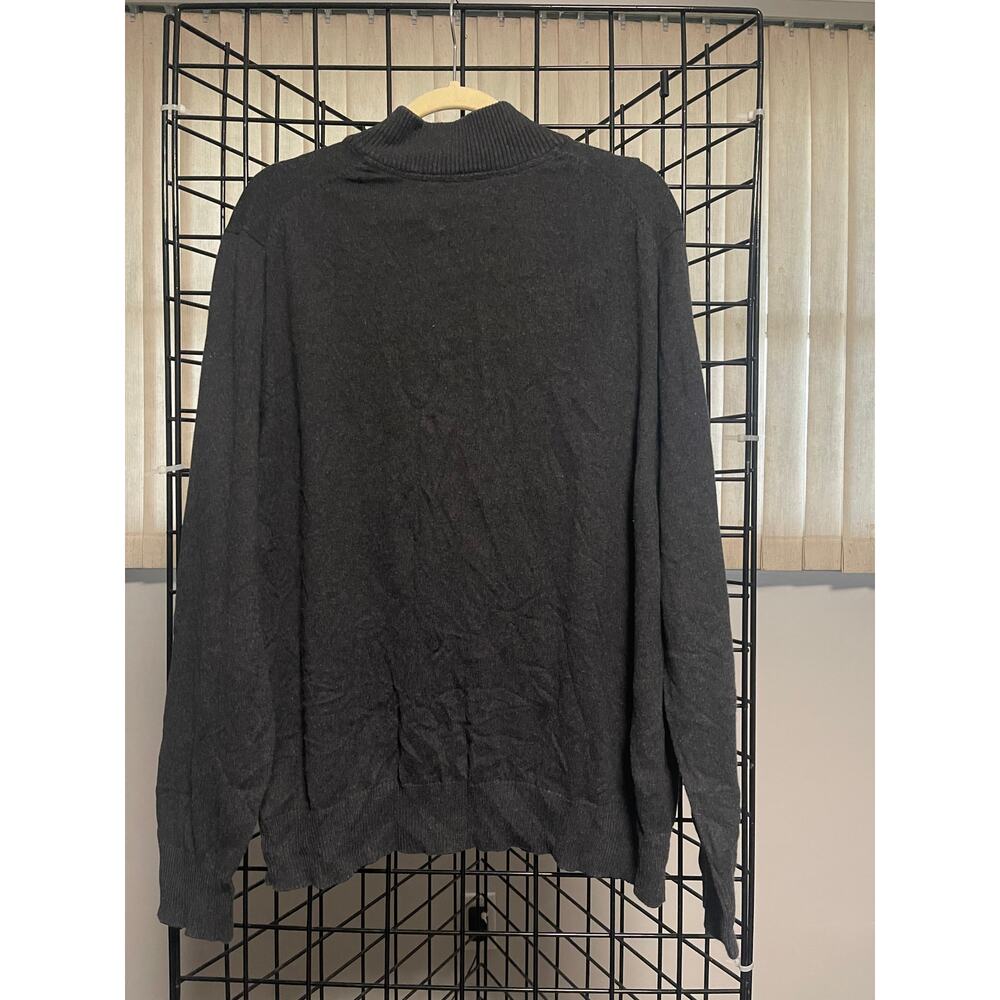 Eddie Bauer Cotton Cashmere Men's Quarter Zip Sweater Sz XL - Picture 2 of 4